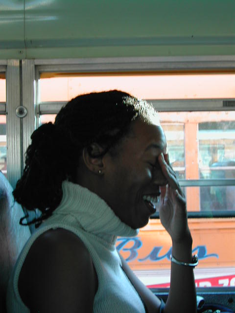 on the school bus