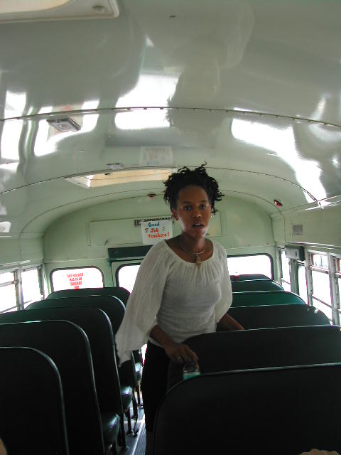 on the school bus