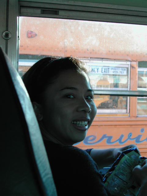 on the school bus