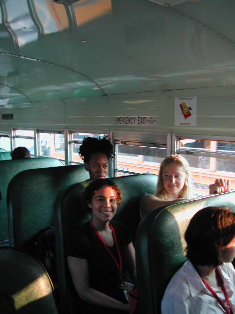 on the school bus