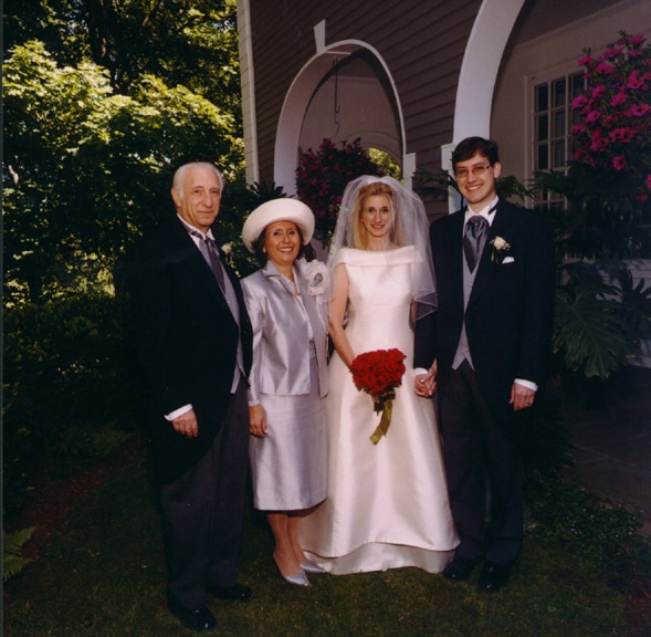 bride and groom's family