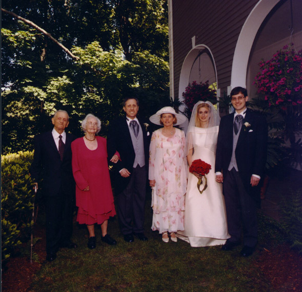 bride and groom's family