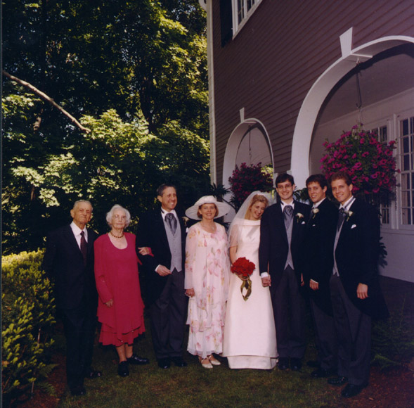 bride and groom's family