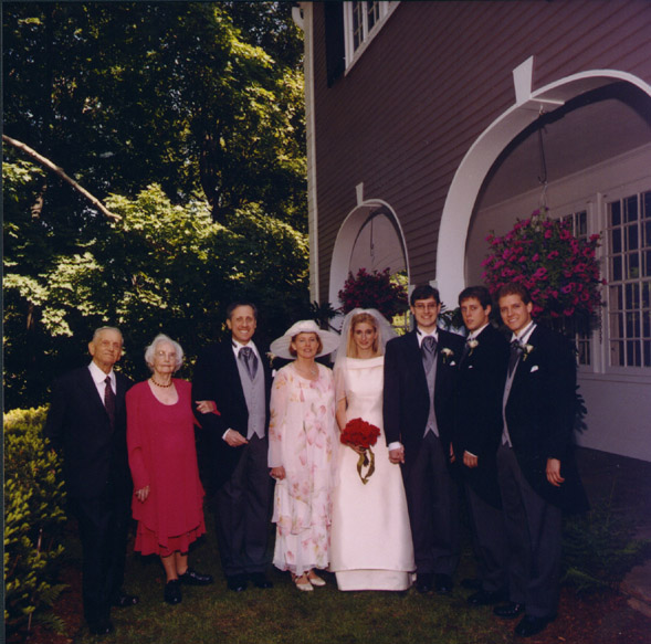 bride and groom's family