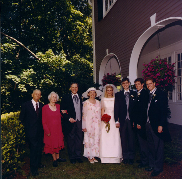 bride and groom's family