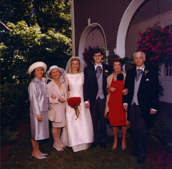 bride and groom's family