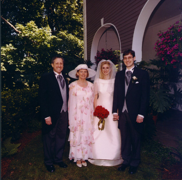 bride and groom's family