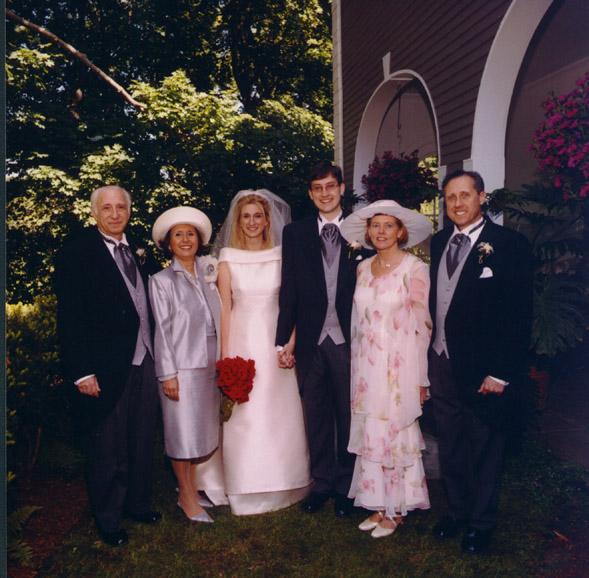 bride and groom's family