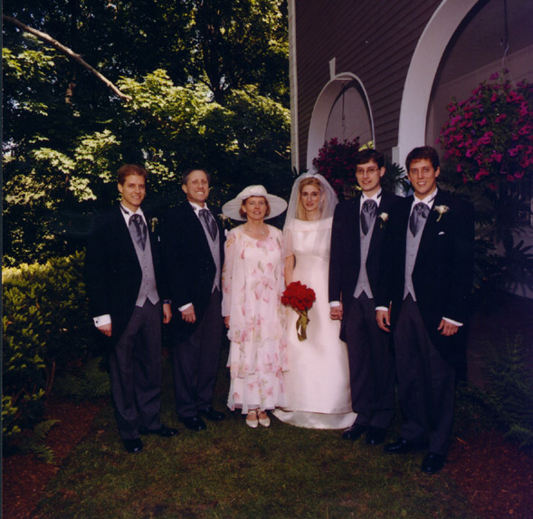 bride and groom's family