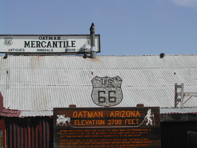 arizona - oatman ghost town