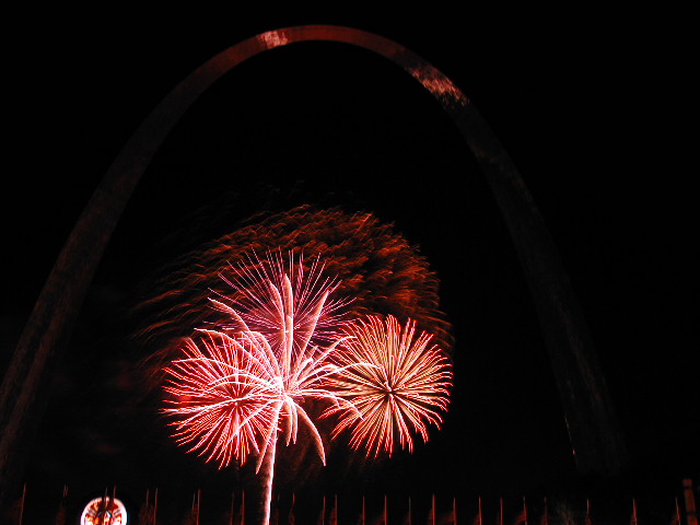 missouri - st.louis - fourth of july fireworks