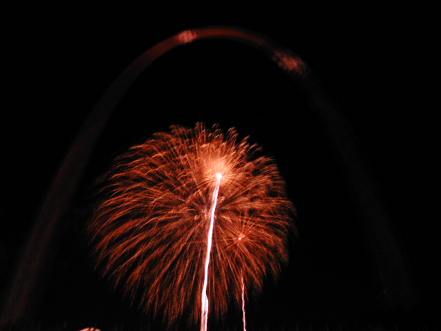 missouri - st.louis - fourth of july fireworks