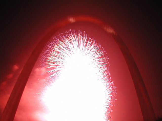 missouri - st.louis - fourth of july fireworks