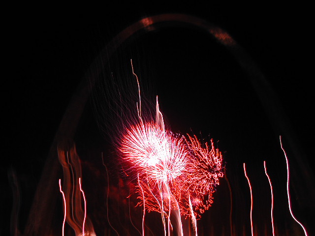 missouri - st.louis - fourth of july fireworks