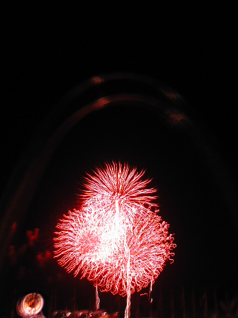 missouri - st.louis - fourth of july fireworks