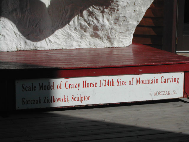 south dakota - crazy horse national mounment